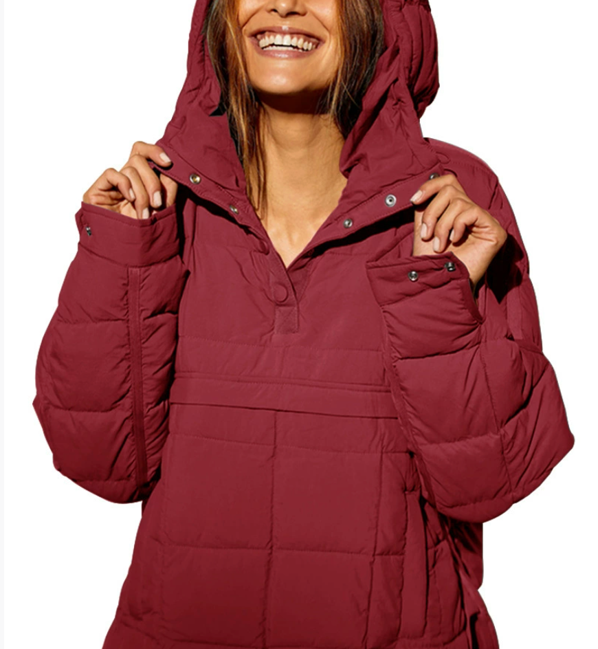 JULES – Oversized Hooded Pullover Jacket