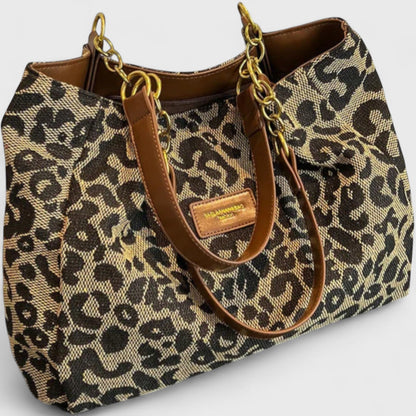 ELLA | Leopard Print Shopping Bag