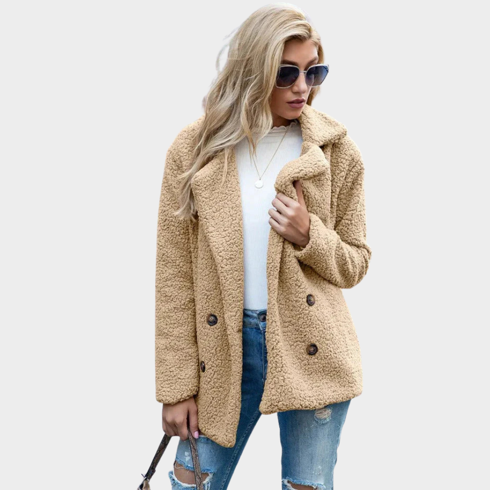 DIANA | Teddy Coat with Collar