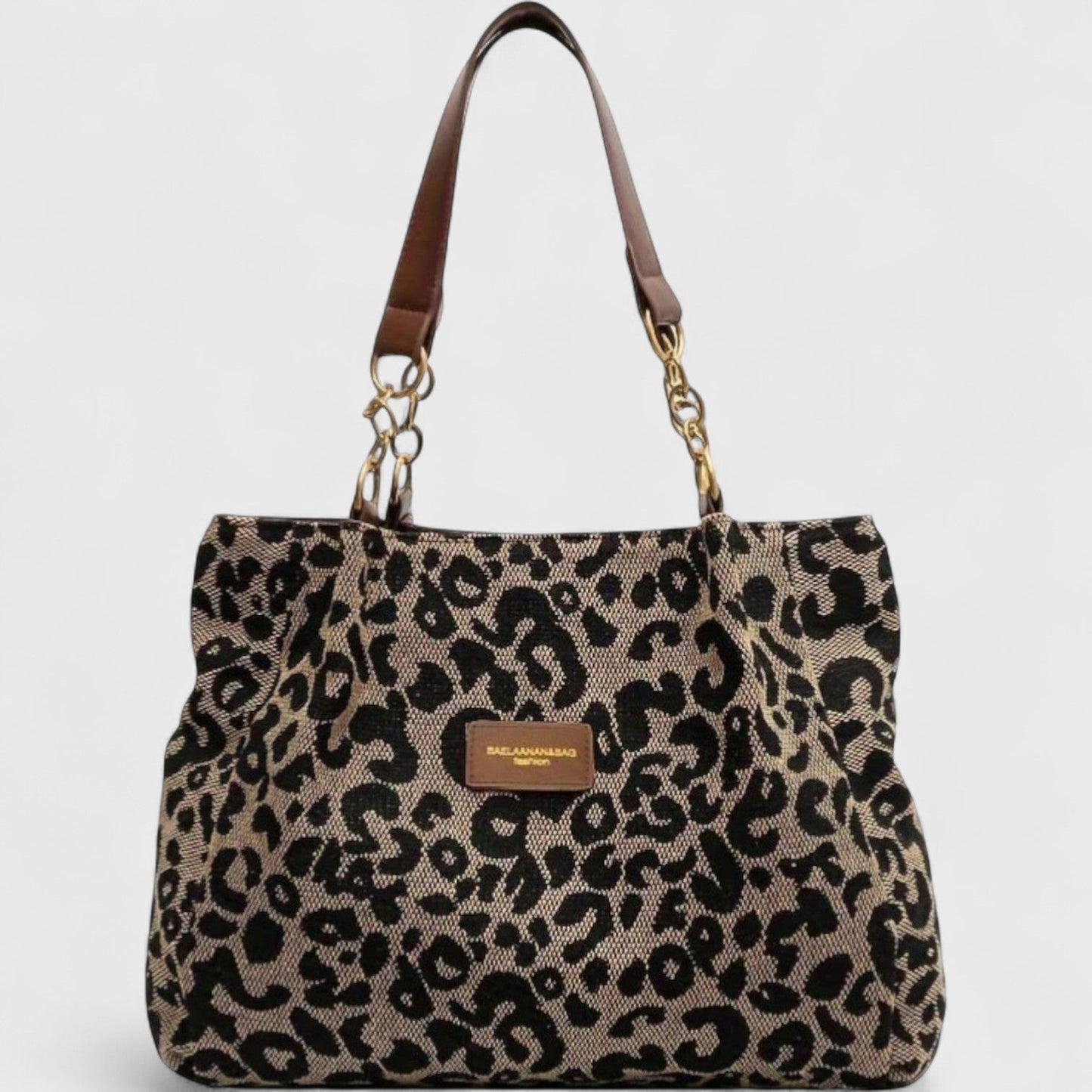 ELLA | Leopard Print Shopping Bag