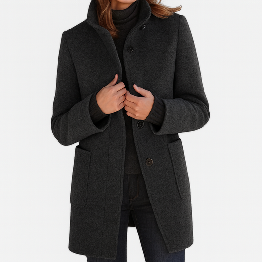 SOPHIA | Coat with High Collar