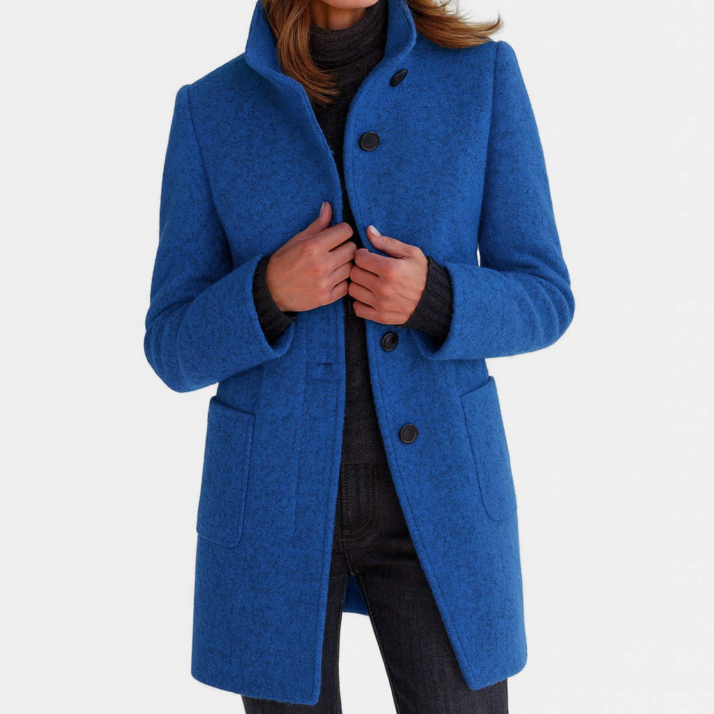 SOPHIA | Coat with High Collar