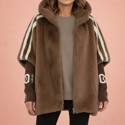 BLAKE | Color-Block Hooded Zip Jacket