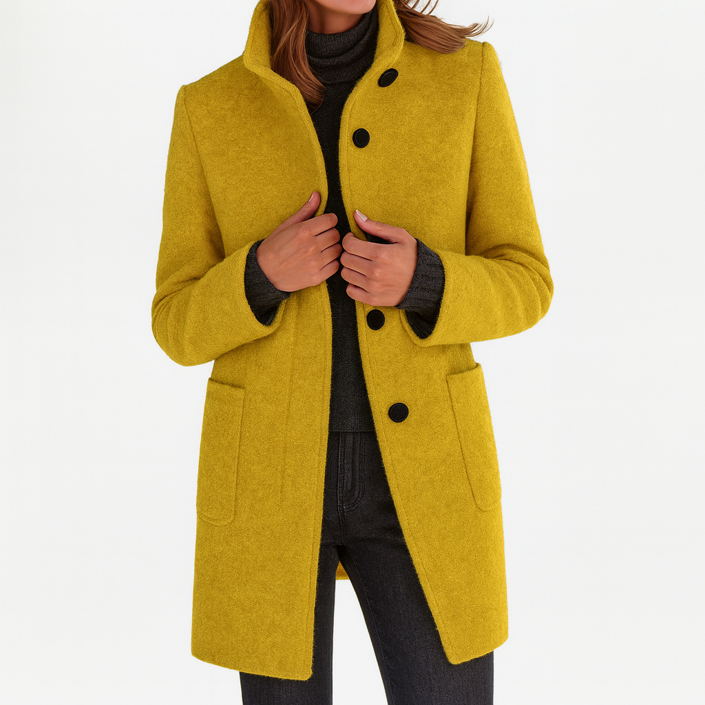 SOPHIA | Coat with High Collar
