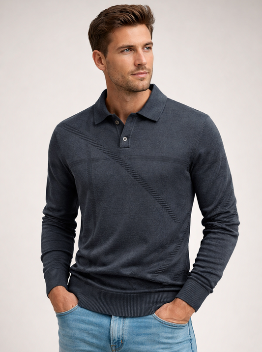 LEO | Stylish Polo Sweater