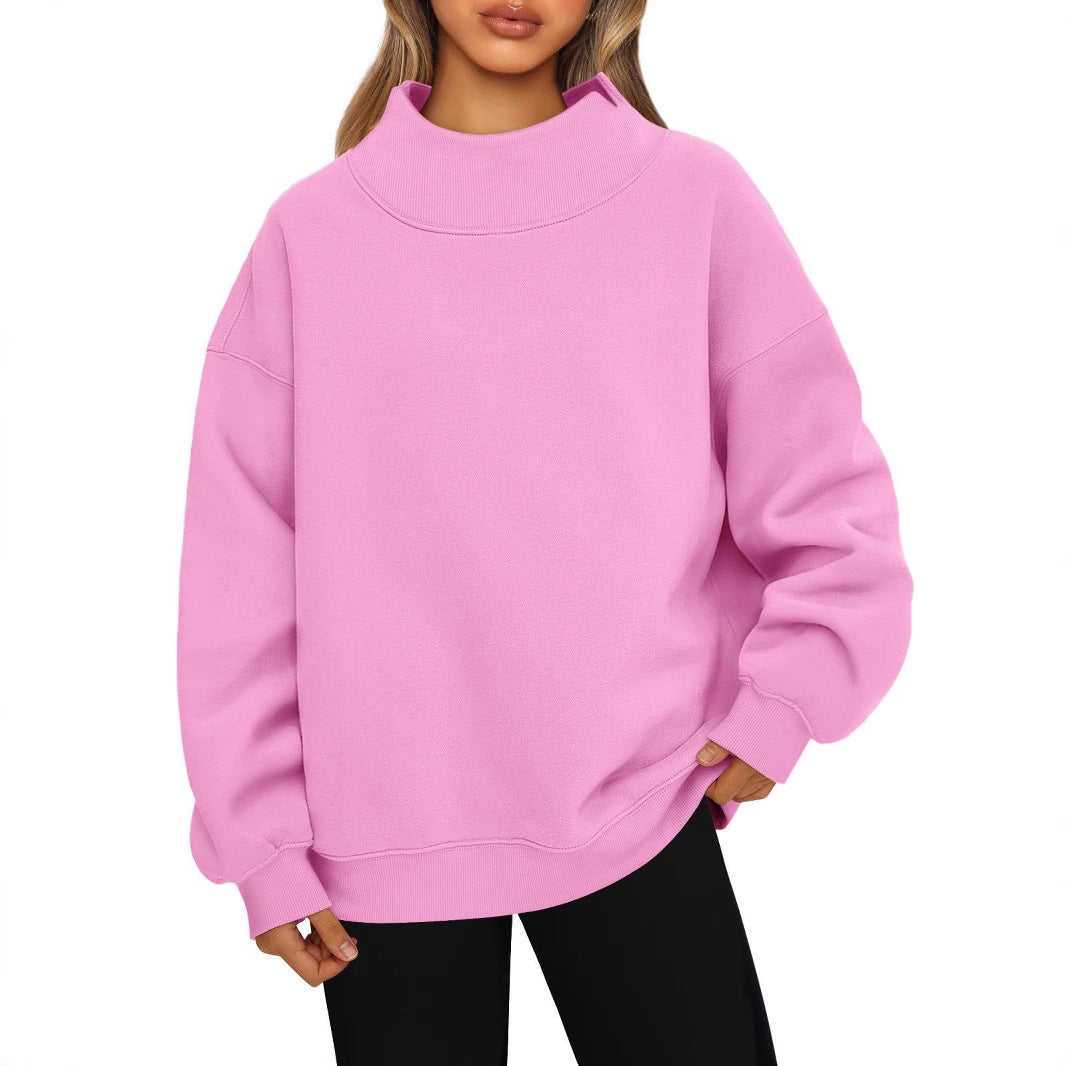 SERENA | High Collar Sweatshirt