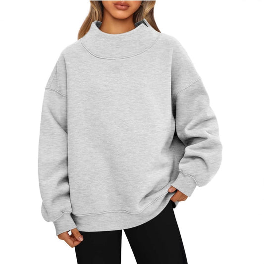 SERENA | High Collar Sweatshirt