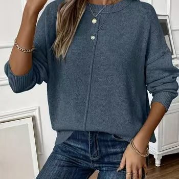 MARGOT | Women’s Soft Knit Round-Neck Sweater