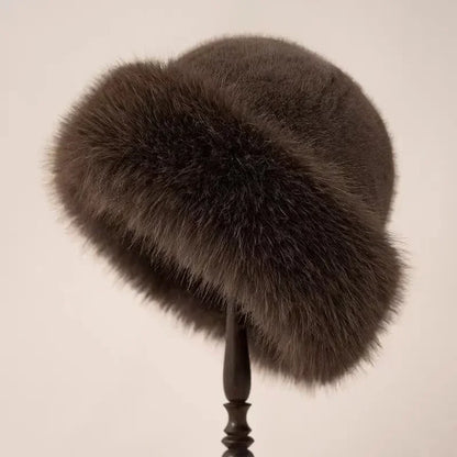 HAZEL | Fur Hat for Chic Winter Elegance