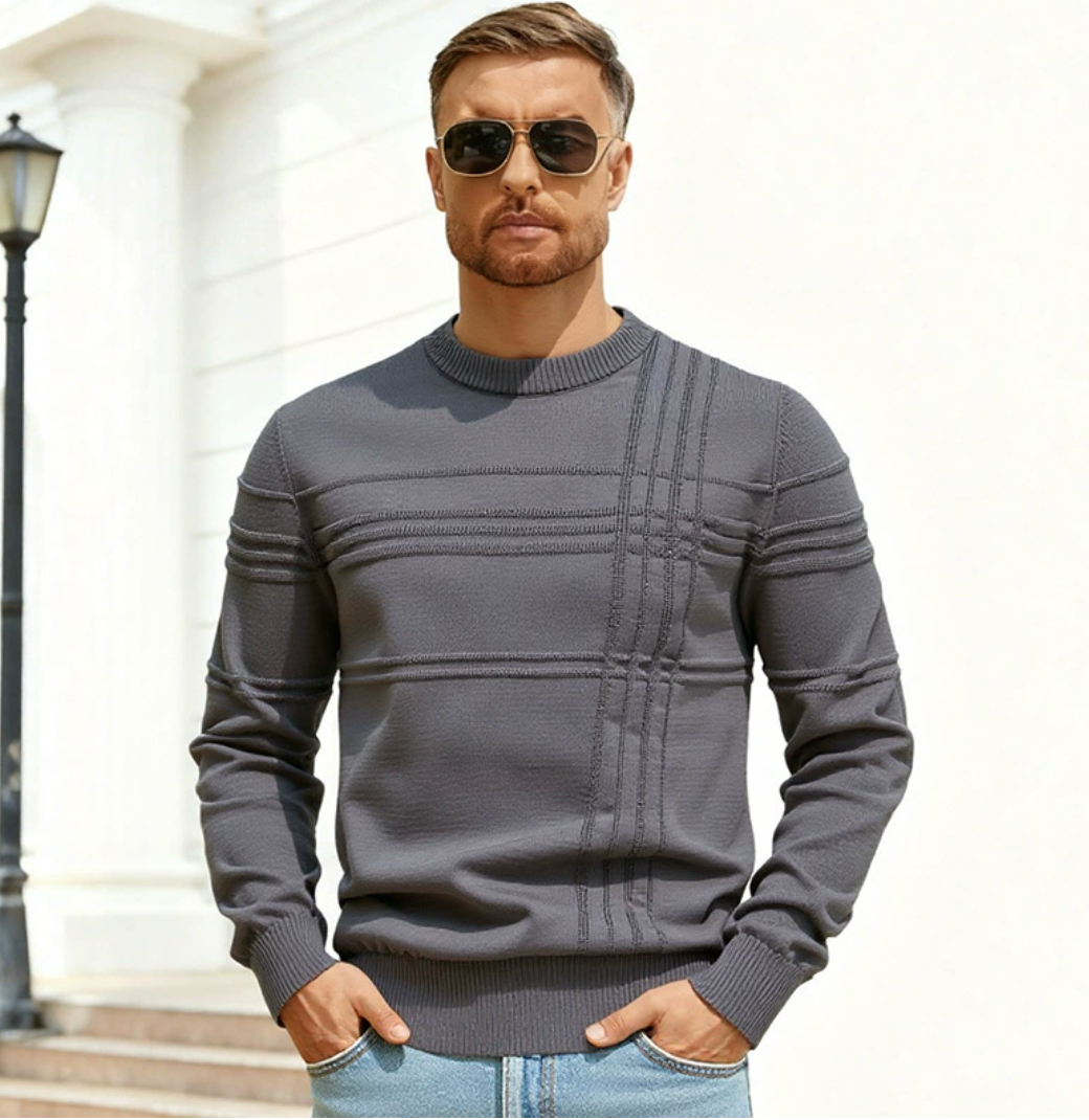 JIMMY | Knit Cotton Sweater