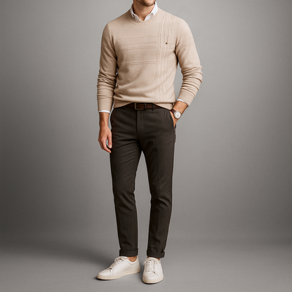 JIMMY | Knit Cotton Sweater