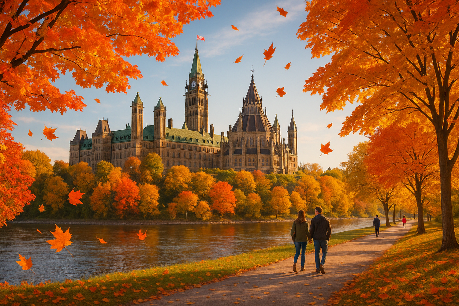 Give me a beautiful autumn vibe from Ottawa 