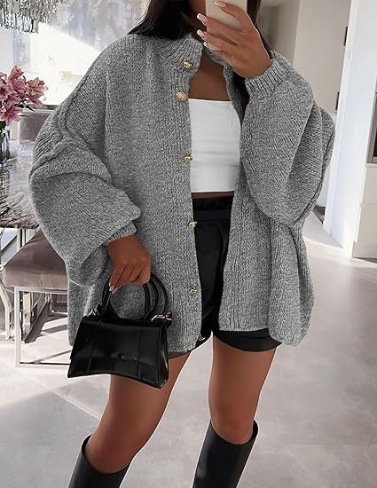 MILLIE | Knit Button Cardigan